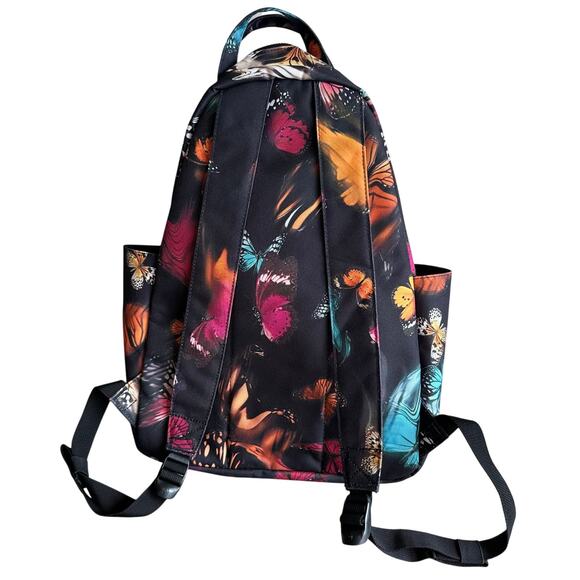 Hershel Supply Co. Nova Mid Volume Backpack Black Multicolored Butterflies - Picture 8 of 11